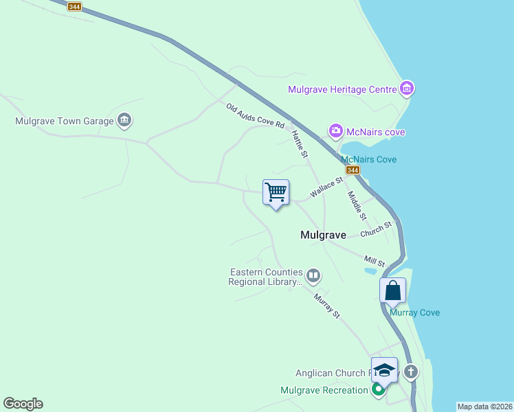 map of restaurants, bars, coffee shops, grocery stores, and more near 339 Murray Street in Mulgrave