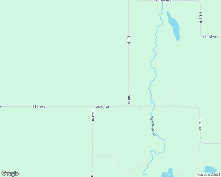 map of restaurants, bars, coffee shops, grocery stores, and more near 876 28th Avenue in Barronett