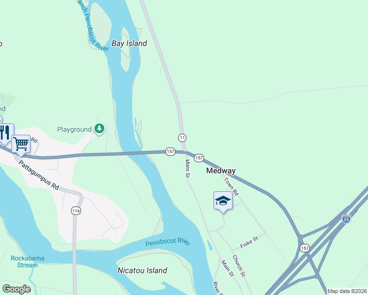 map of restaurants, bars, coffee shops, grocery stores, and more near 10 Grindstone Road in Medway