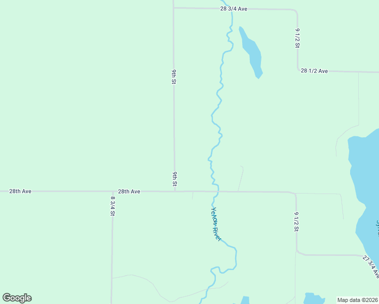 map of restaurants, bars, coffee shops, grocery stores, and more near 2815 9th Street in Barronett