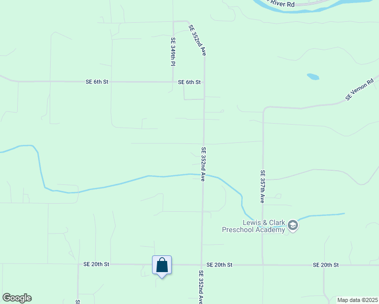 map of restaurants, bars, coffee shops, grocery stores, and more near 1206 Southeast 352nd Avenue in Washougal