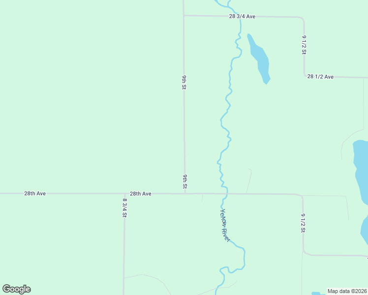 map of restaurants, bars, coffee shops, grocery stores, and more near 2815 9th Street in Barronett