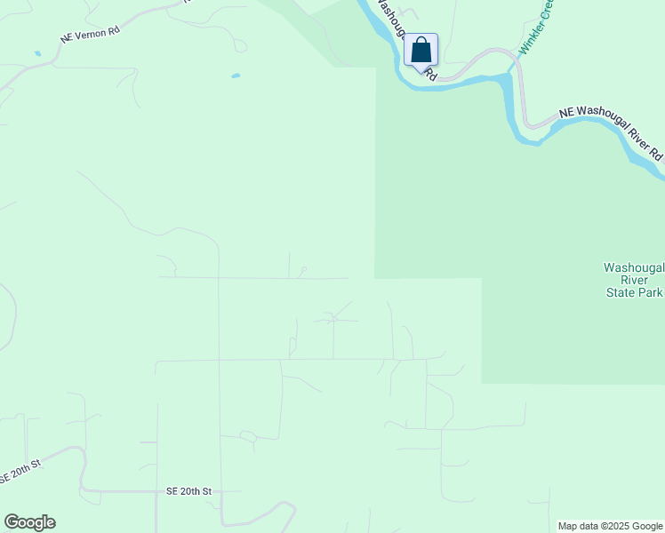 map of restaurants, bars, coffee shops, grocery stores, and more near 38414 Southeast 10th Street in Washougal
