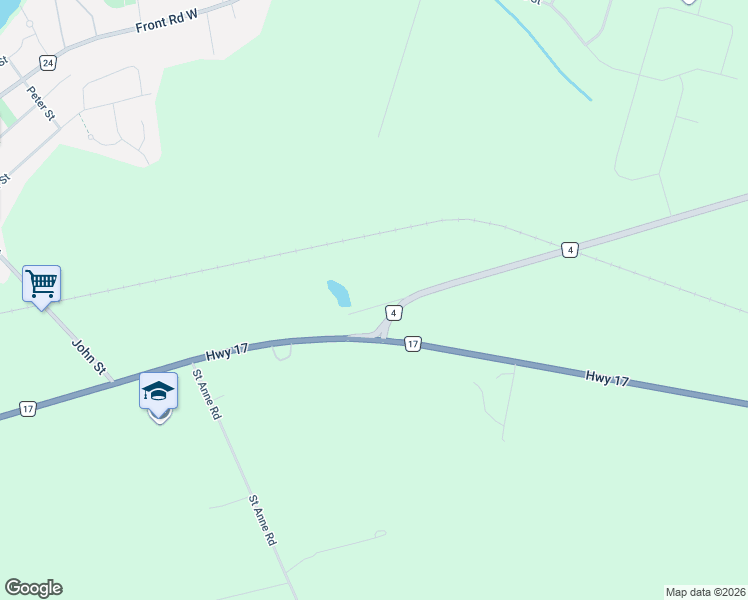 map of restaurants, bars, coffee shops, grocery stores, and more near 548 Pharand Street in Champlain