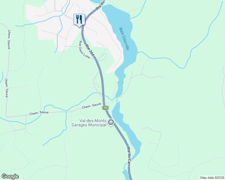 map of restaurants, bars, coffee shops, grocery stores, and more near 23 Chemin de la Blanche in Val-des-Monts