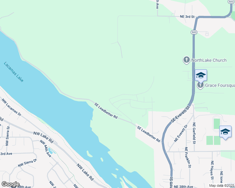 map of restaurants, bars, coffee shops, grocery stores, and more near 900-1234 Southeast Leadbetter Road in Camas