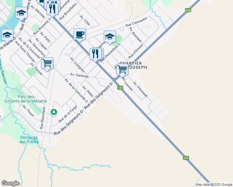 Avenue des Jardiniers, SaintHyacinthe QC Walk Score