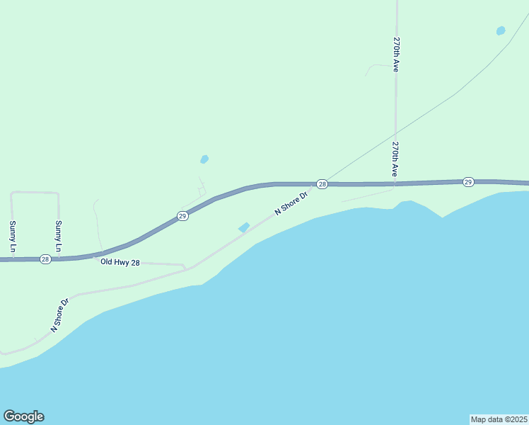 map of restaurants, bars, coffee shops, grocery stores, and more near 27446 North Shore Drive in Starbuck