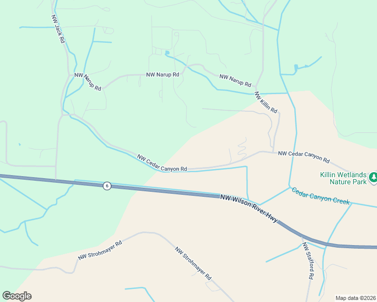 map of restaurants, bars, coffee shops, grocery stores, and more near 47949 Northwest Cedar Canyon Road in Banks