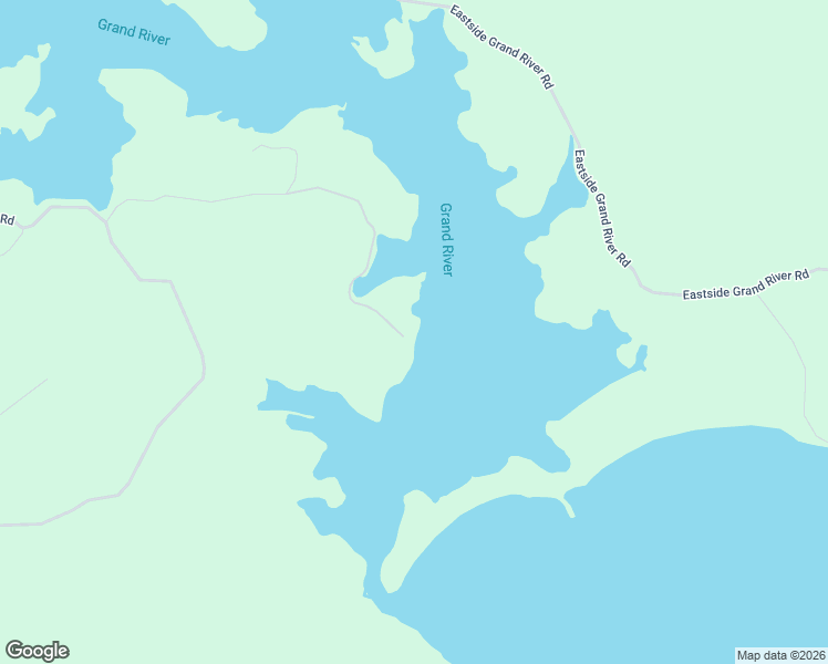 map of restaurants, bars, coffee shops, grocery stores, and more near 899 Westside Grand River Road in Grand River