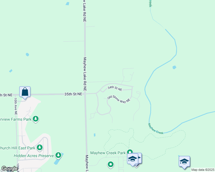 map of restaurants, bars, coffee shops, grocery stores, and more near 1708 34th Street Northeast in Sauk Rapids
