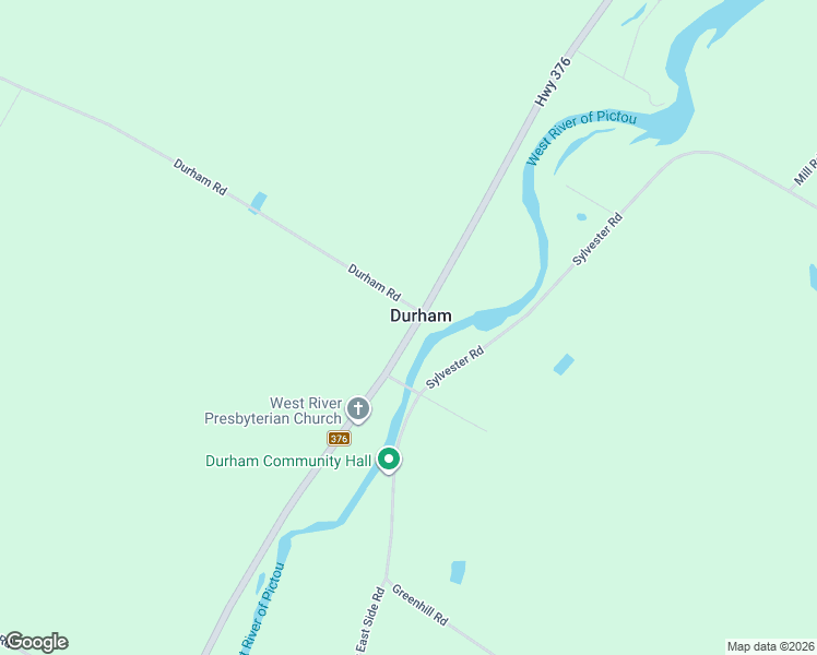 map of restaurants, bars, coffee shops, grocery stores, and more near 1097 Nova Scotia 376 in Pictou