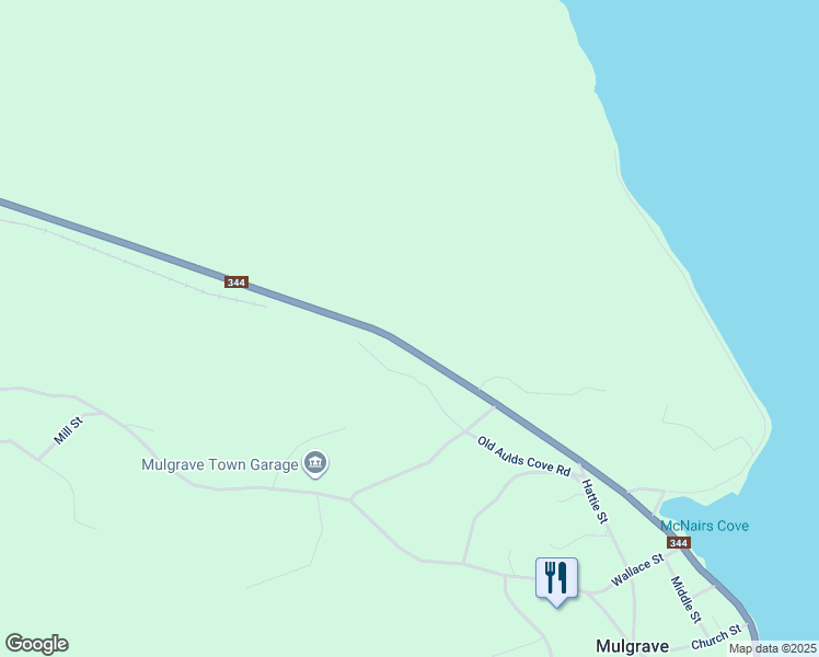 map of restaurants, bars, coffee shops, grocery stores, and more near 210 Main Street in Mulgrave