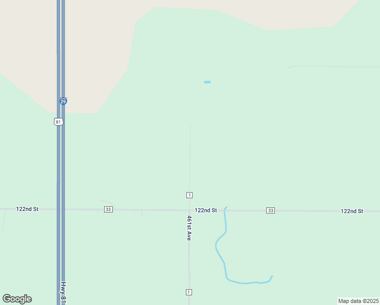 map of restaurants, bars, coffee shops, grocery stores, and more near County Road 1 in Roberts County