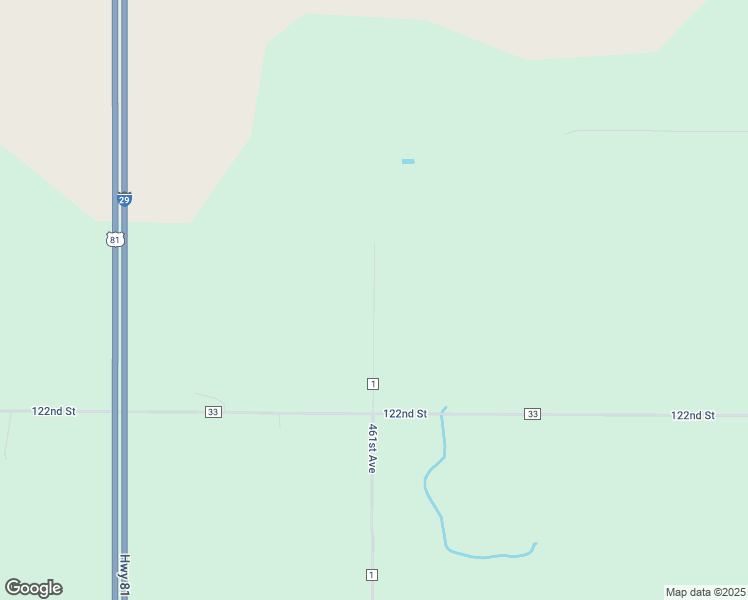 map of restaurants, bars, coffee shops, grocery stores, and more near County Road 1 in Roberts County