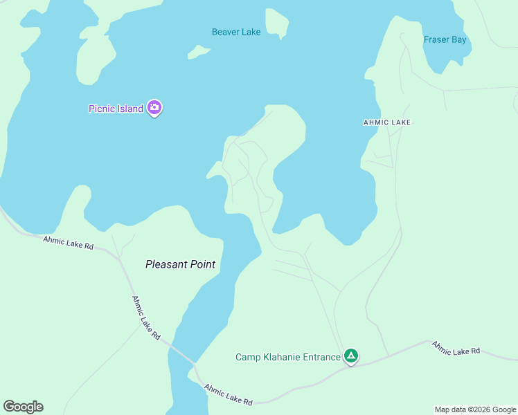 map of restaurants, bars, coffee shops, grocery stores, and more near Lost Forest Road in Parry Sound District