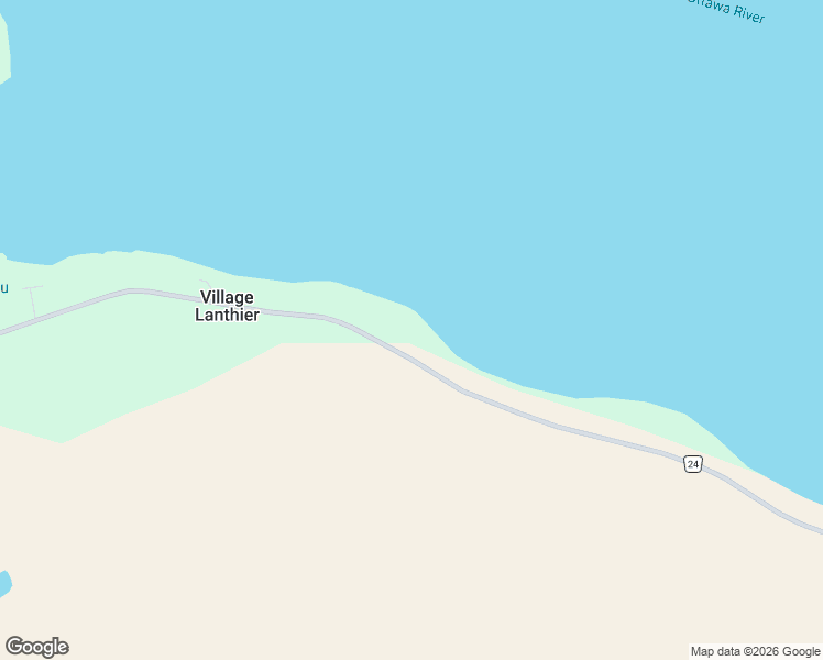 map of restaurants, bars, coffee shops, grocery stores, and more near 2190 Bay Road in L'Orignal