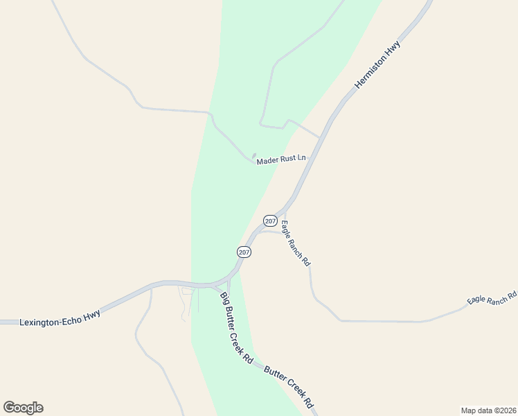 map of restaurants, bars, coffee shops, grocery stores, and more near 71384 Oregon 207 in Echo