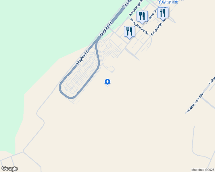 map of restaurants, bars, coffee shops, grocery stores, and more near Ji Chang Gao Su Gong Lu in Ha Er Bin Shi
