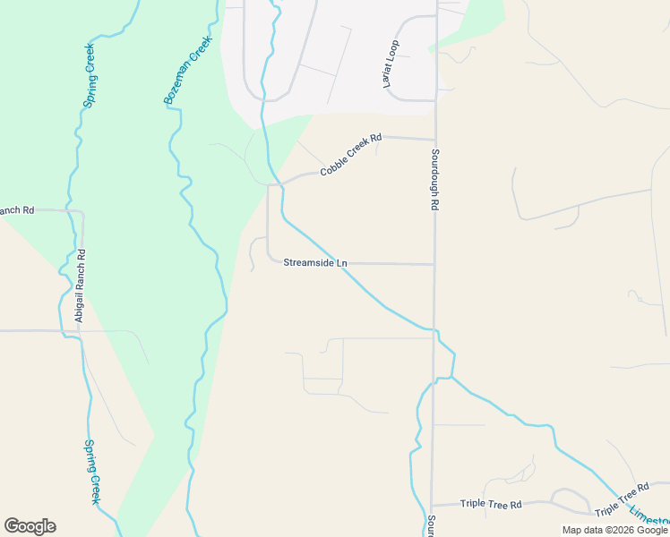 map of restaurants, bars, coffee shops, grocery stores, and more near Streamside Lane in Bozeman