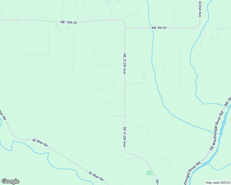 map of restaurants, bars, coffee shops, grocery stores, and more near 204 Northeast 312th Avenue in Washougal