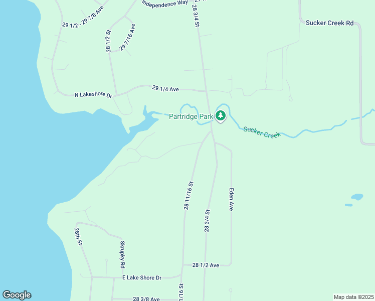 map of restaurants, bars, coffee shops, grocery stores, and more near 2867 29th Avenue in Birchwood