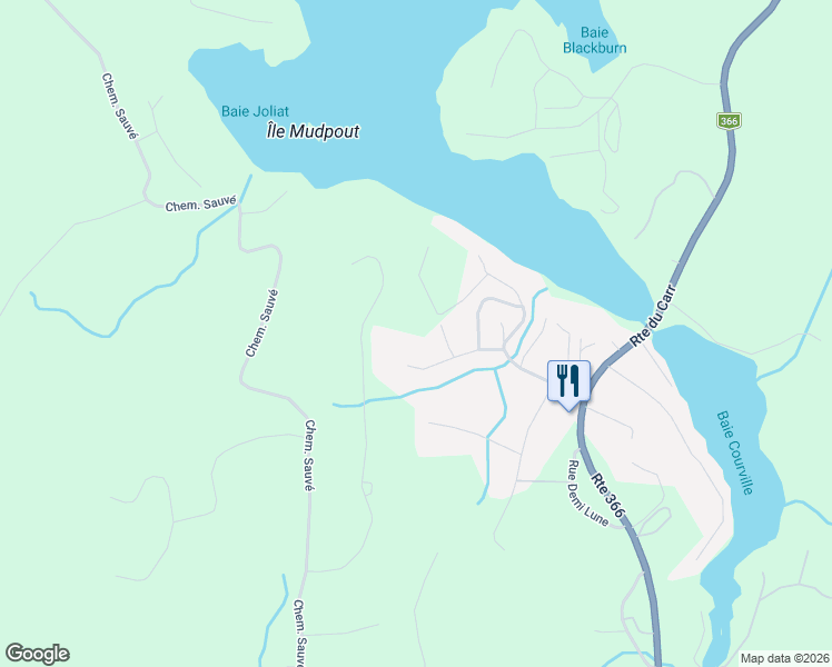 map of restaurants, bars, coffee shops, grocery stores, and more near 169 Chemin du Domaine in Val-des-Monts