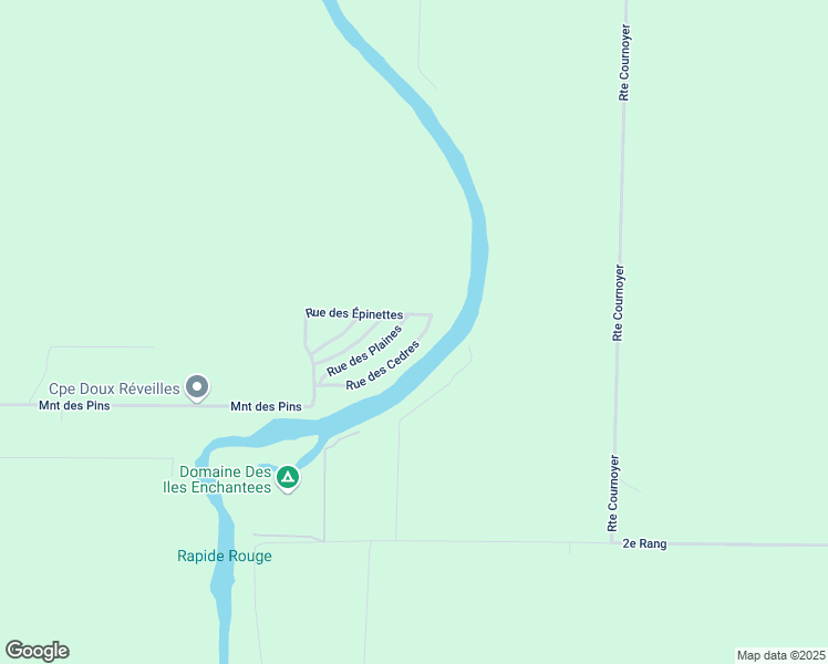 map of restaurants, bars, coffee shops, grocery stores, and more near 1208 Rue des Cedres in Upton