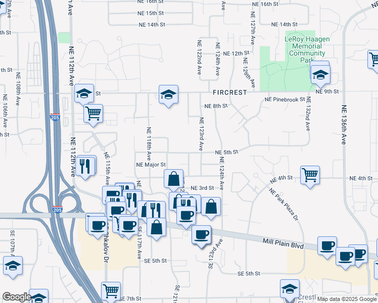map of restaurants, bars, coffee shops, grocery stores, and more near in Vancouver