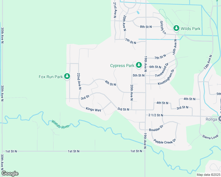 map of restaurants, bars, coffee shops, grocery stores, and more near 2112 4th Street North in Sartell