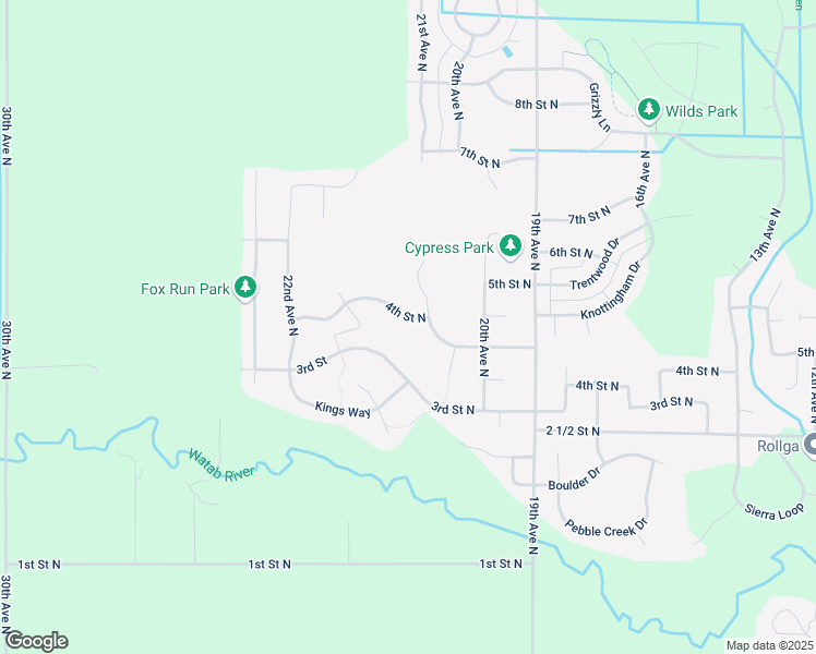 map of restaurants, bars, coffee shops, grocery stores, and more near 2112 4th Street North in Sartell