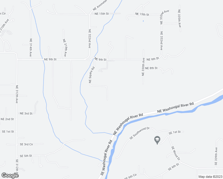 map of restaurants, bars, coffee shops, grocery stores, and more near 521 Northeast Squire Road in Washougal