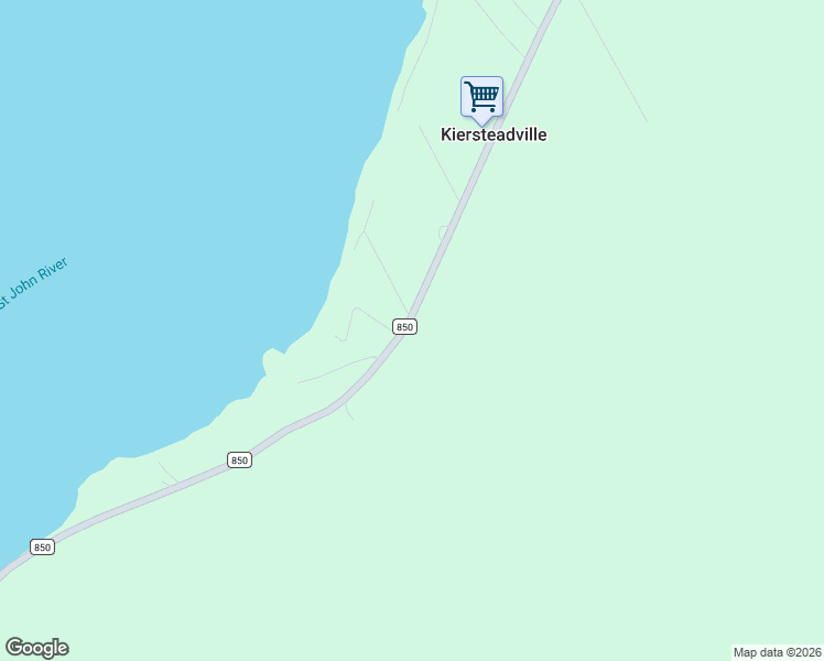 map of restaurants, bars, coffee shops, grocery stores, and more near 1160 New Brunswick 850 in Kiersteadville