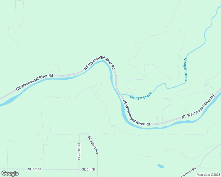 map of restaurants, bars, coffee shops, grocery stores, and more near 313 Northeast 353rd Avenue in Washougal