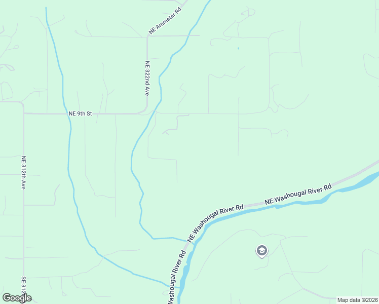map of restaurants, bars, coffee shops, grocery stores, and more near 523 Northeast Squire Road in Washougal