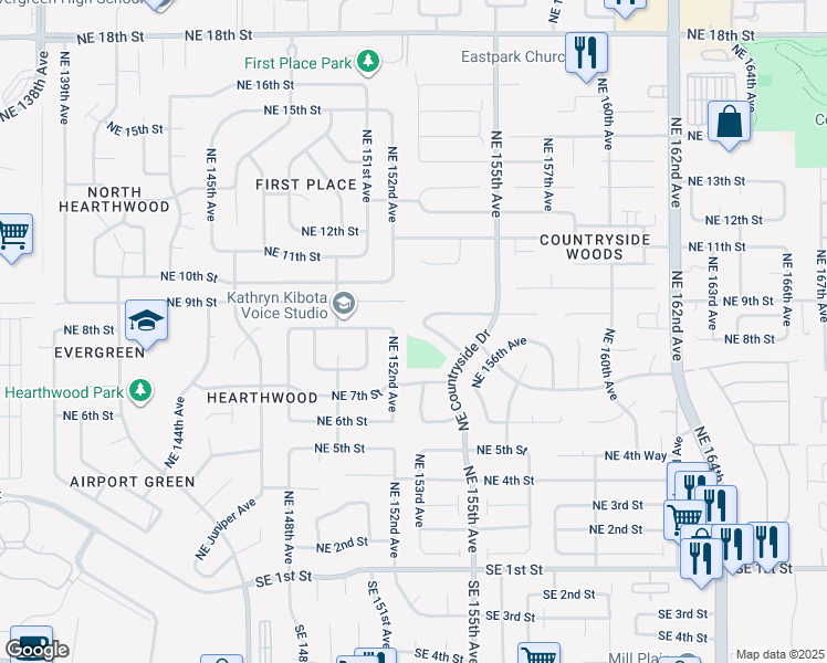 map of restaurants, bars, coffee shops, grocery stores, and more near in Vancouver
