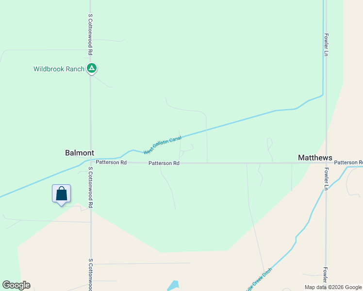 map of restaurants, bars, coffee shops, grocery stores, and more near 4955 Patterson Road in Bozeman