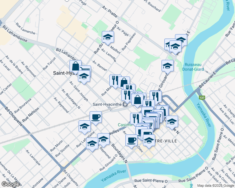 2015 Boulevard Laframboise, SaintHyacinthe QC Walk Score