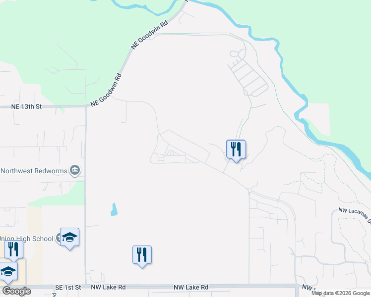 map of restaurants, bars, coffee shops, grocery stores, and more near 4703 Northwest Camas Meadows Drive in Camas