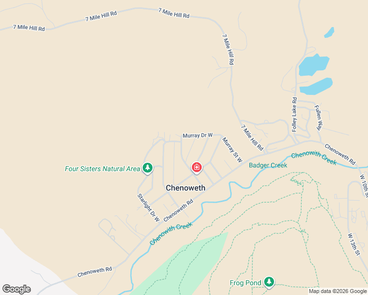 map of restaurants, bars, coffee shops, grocery stores, and more near 1188 Murray Drive West in The Dalles