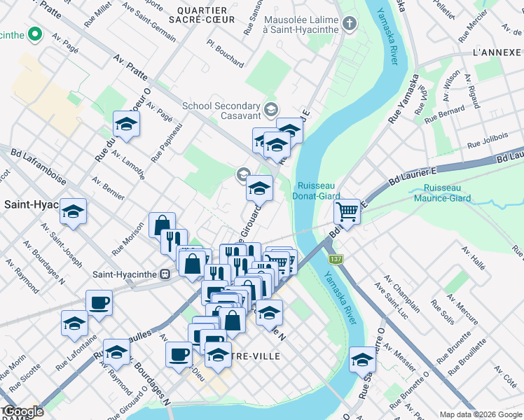 645 Rue Girouard Ouest, SaintHyacinthe QC Walk Score