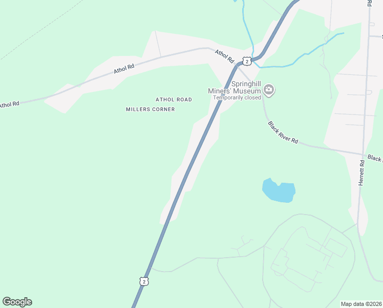 map of restaurants, bars, coffee shops, grocery stores, and more near 256 Nova Scotia Trunk 2 in Springhill