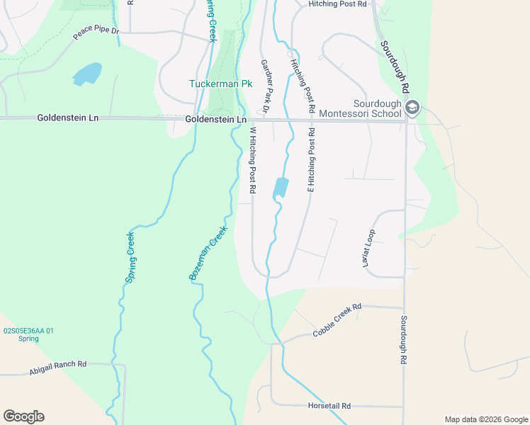 map of restaurants, bars, coffee shops, grocery stores, and more near 127 Hitching Post Rd in Bozeman