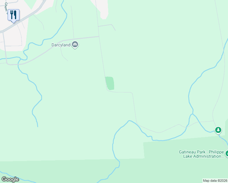map of restaurants, bars, coffee shops, grocery stores, and more near 87 Chemin de la Prairie in Sainte-Cécile-de-Masham