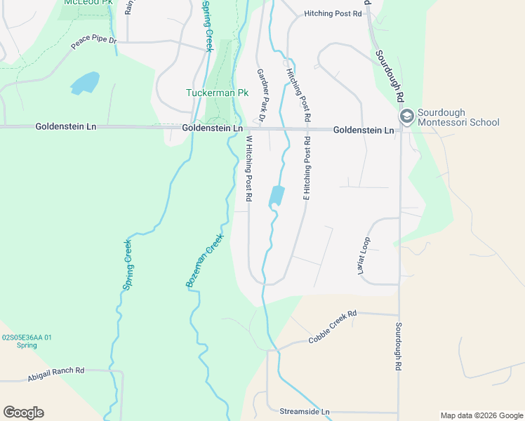 map of restaurants, bars, coffee shops, grocery stores, and more near 127 Hitching Post Rd in Bozeman