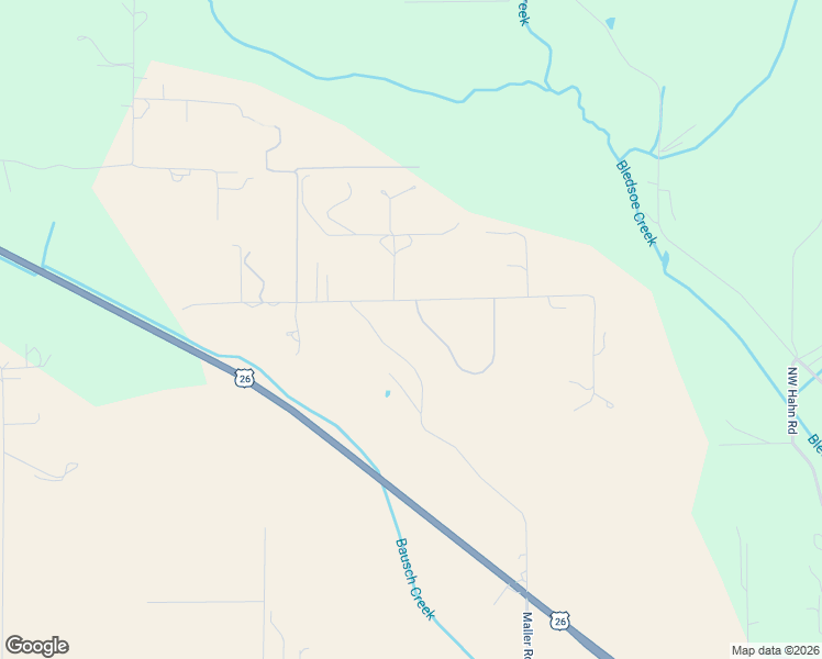 map of restaurants, bars, coffee shops, grocery stores, and more near 40018 Northwest Sienna Way in Banks