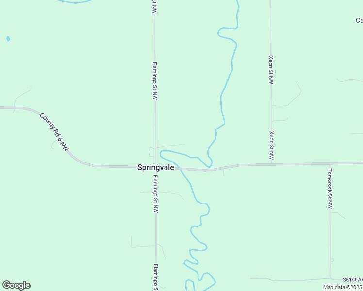 map of restaurants, bars, coffee shops, grocery stores, and more near 36575 Flamingo Street Northwest in Stanchfield