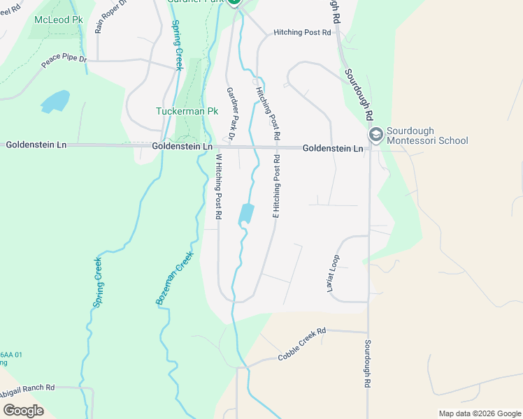 map of restaurants, bars, coffee shops, grocery stores, and more near 51 Hitching Post Road in Bozeman