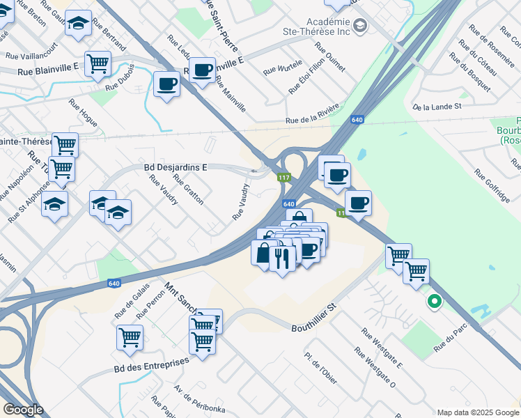 120 Place Brosseau, SainteThérèse QC Walk Score