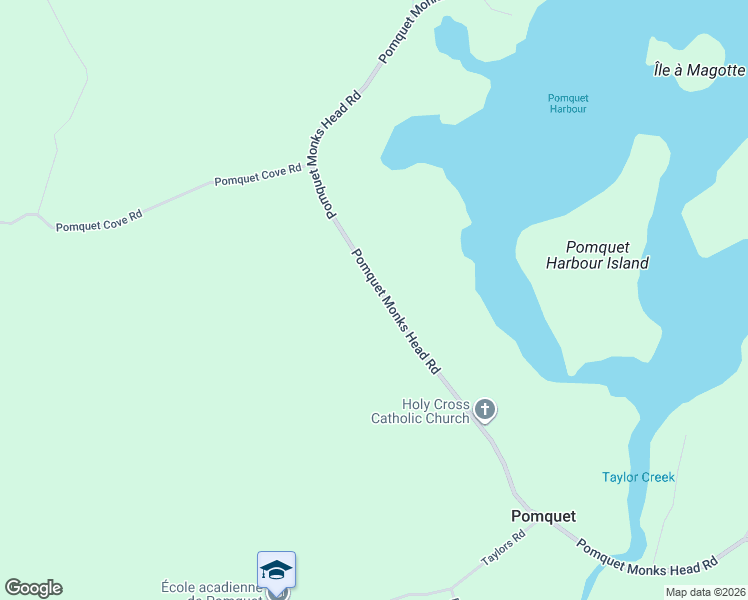 map of restaurants, bars, coffee shops, grocery stores, and more near 1251 Pomquet Monks Head Road in Antigonish